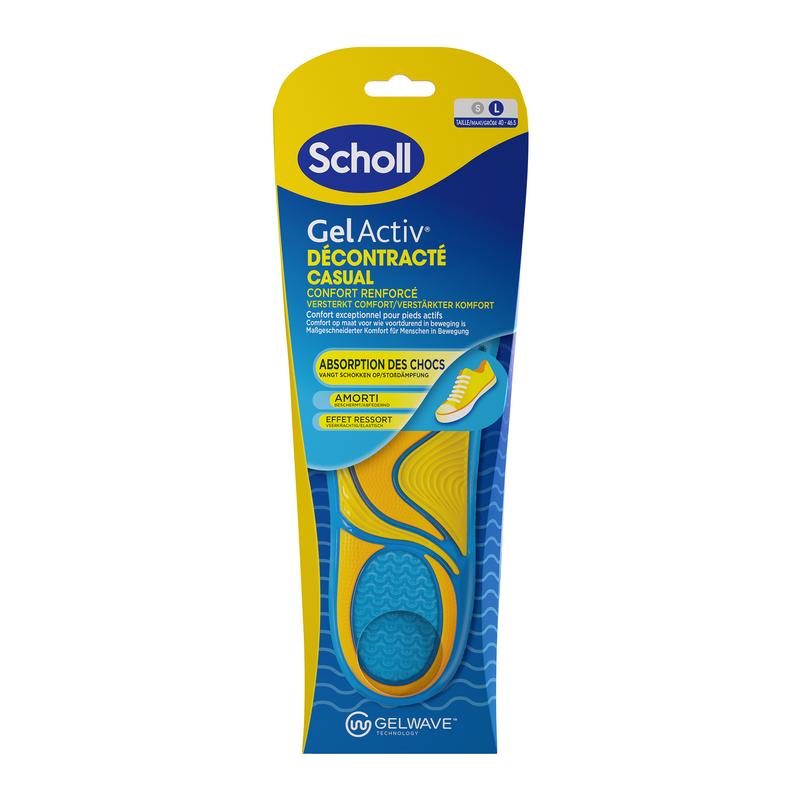 Scholl Casual Gel Active Inlegzolen Maat L 40-46.5
