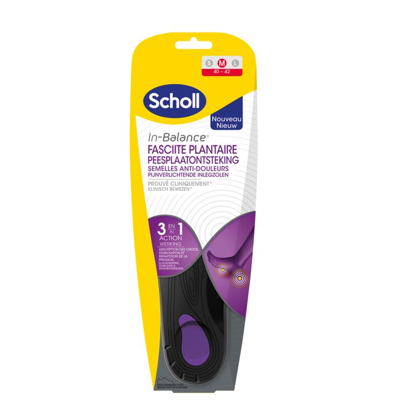 Scholl In Balance Inlegzolen Peesplaatontsteking Medium
