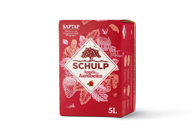 Schulp Saptap Appel & Aardbeiensap