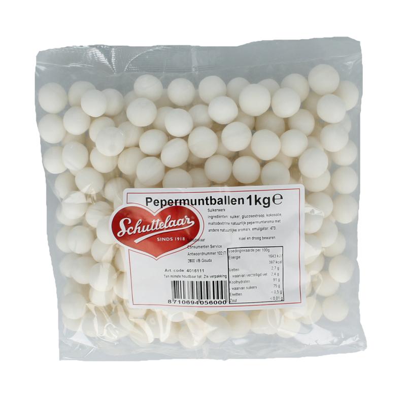 Schuttelaar Pepermuntballen