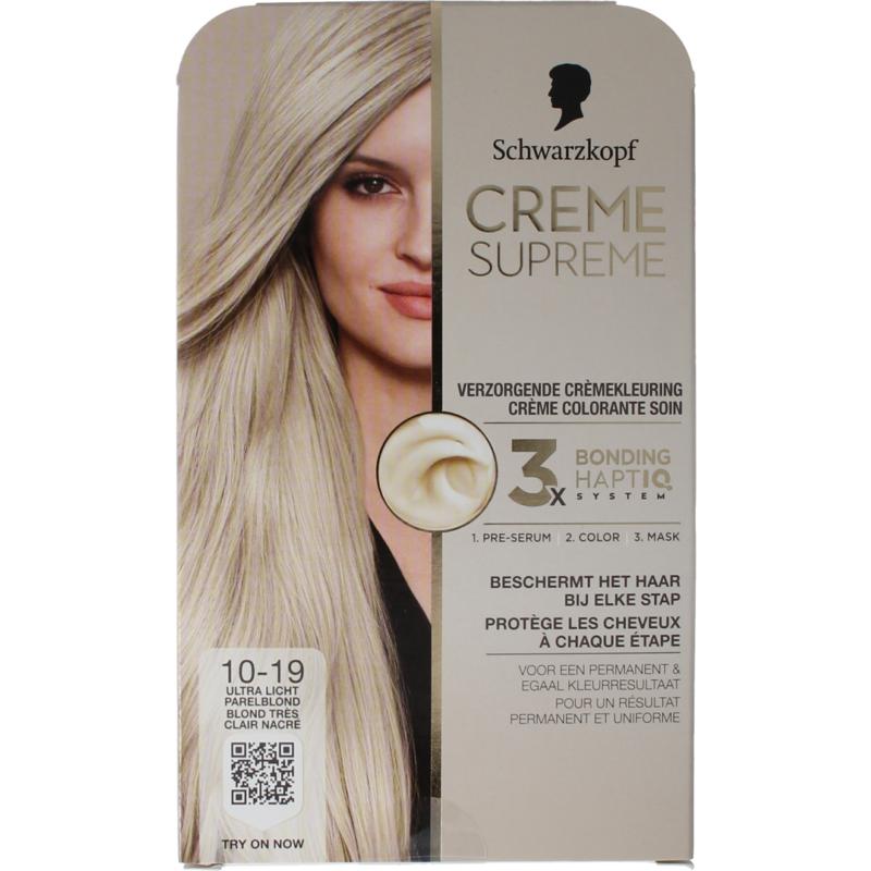 Schwarzkopf Creme Supreme 10-19 Licht Blond