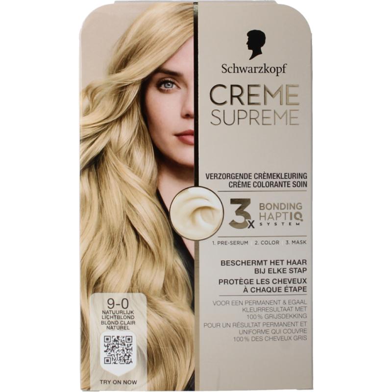 Schwarzkopf Creme Supreme 9-0 Licht Blond