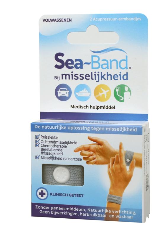 Sea Band Polsband Volwassenen Grijs