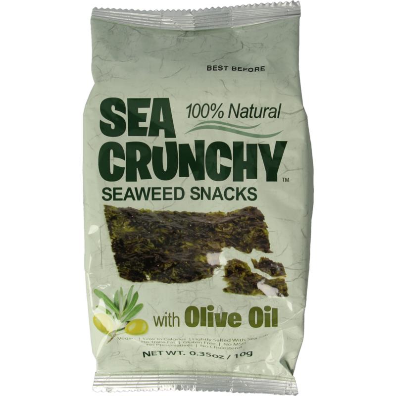 Sea Crunchy Nori Zeewier Snack Met Olijf Olie