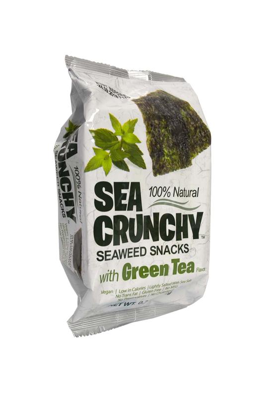 Sea Crunchy Nori Zeewier Snacks Groene Thee
