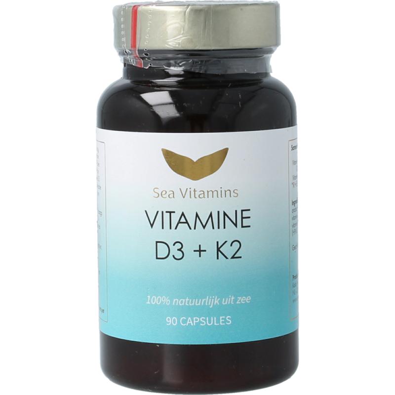 Sea Vitamins Vitamine D3 K2 Uit Zee