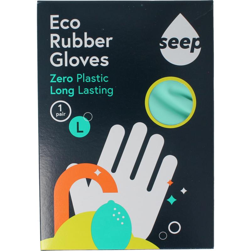 Seep Handschoen Fairtrade Rubber Composteerbaar Mt L