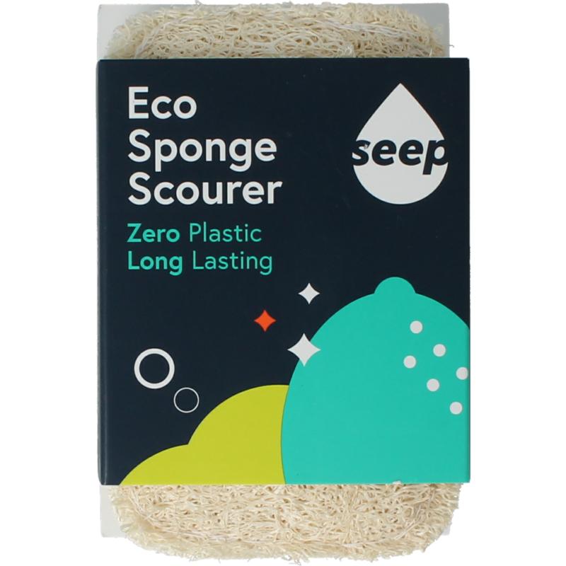 Seep Spons Met Luffa Schuurspons Composteerbaar