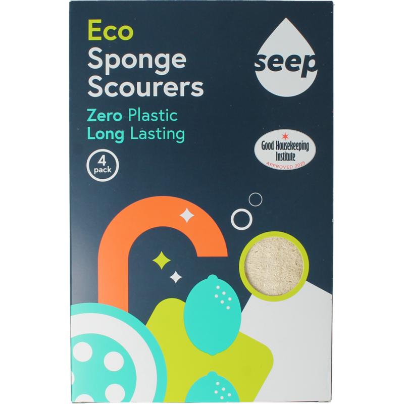 Seep Spons Met Schuurspons Composteerbaar
