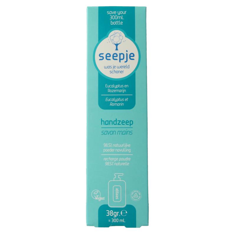 Seepje Handzeep Eucalyptus & Rozemarijn Navulling