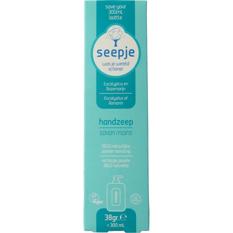 Seepje Handzeep Eucalyptus & Rozemarijn Navulling