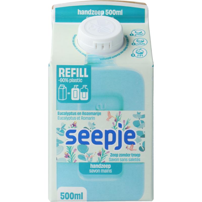 Seepje Handzeep Eucalyptus Rozemarijn Refill