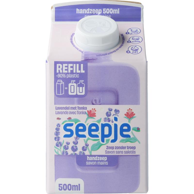 Seepje Handzeep Lavendel Tonka Refill