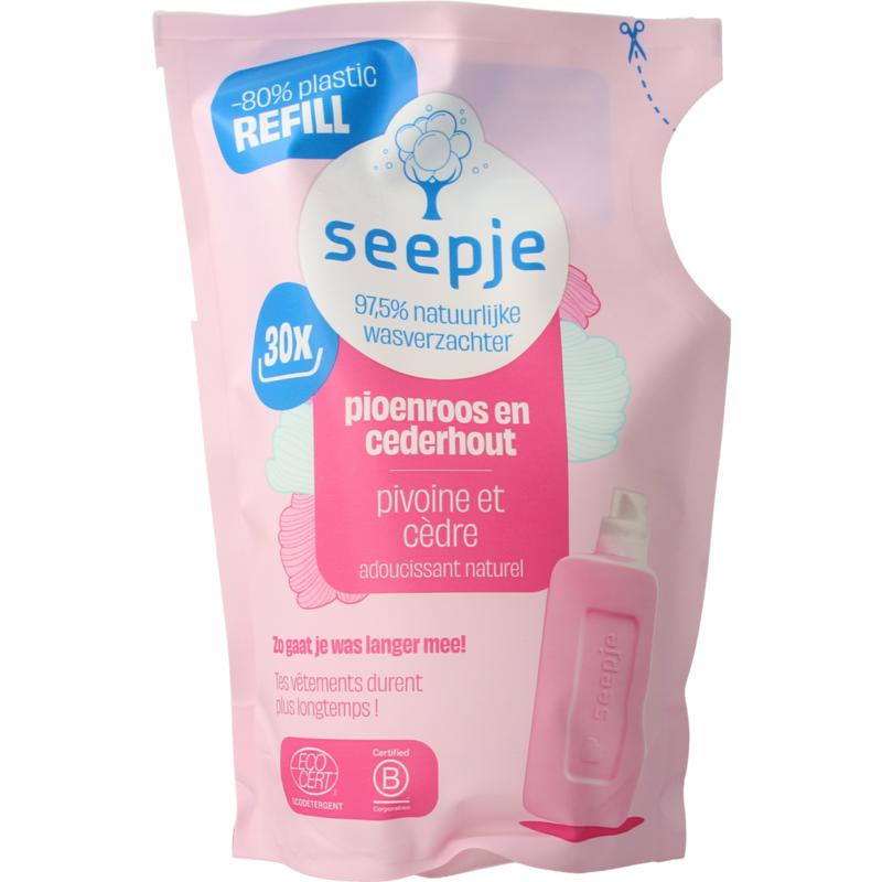 Seepje Wasverzachter Pioenroos En Cederhout Navulling