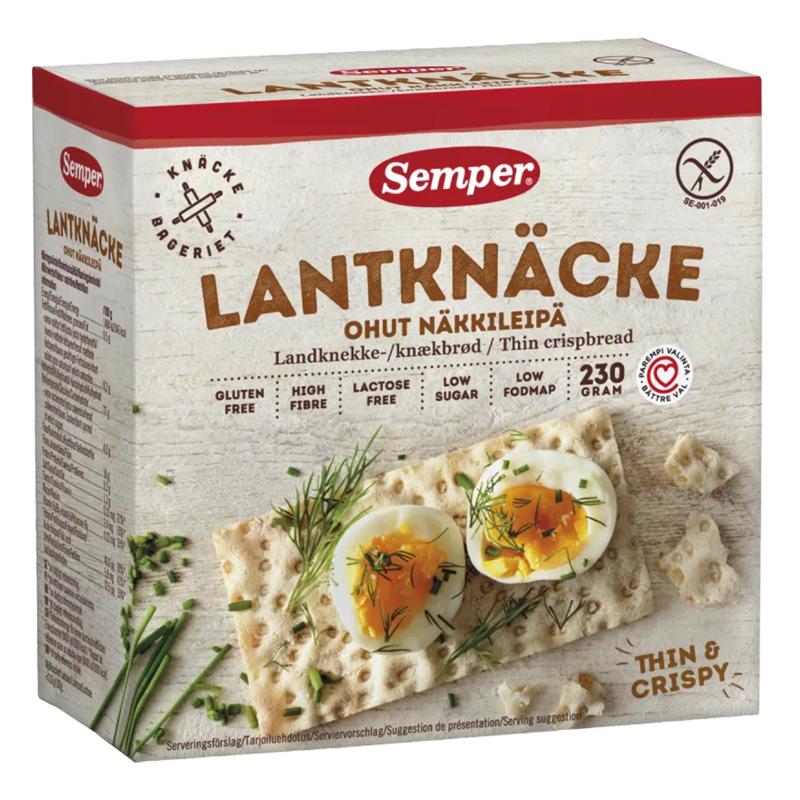 Semper Knackebrod Lantknacke Glutenvrij