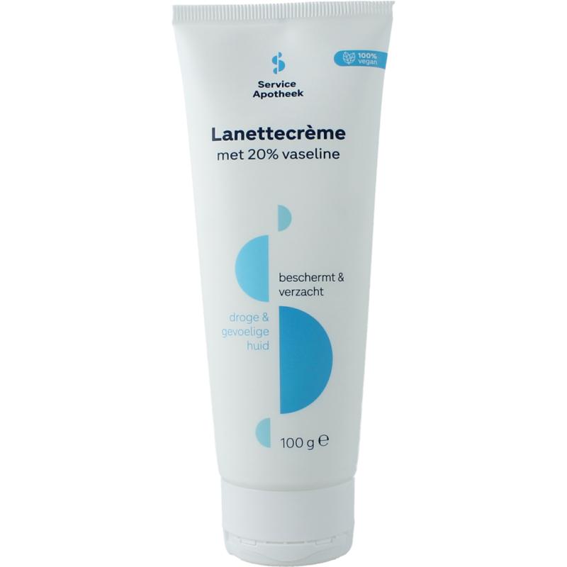 Service Apotheek Lanettecreme 20% Vaseline Tube