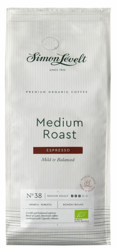 Simon Levelt Espresso Medium Roast Bonen Bio