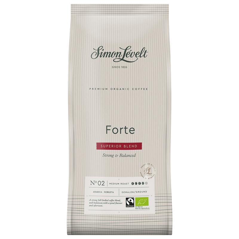 Simon Levelt Forte Superior Blend Gemalen Koffie Bio