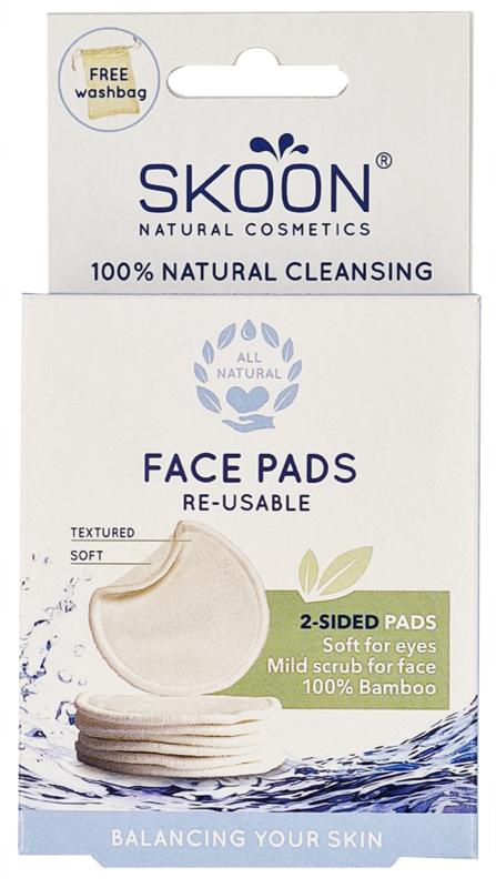 Skoon Face Pads Re-Usable 2 Sided