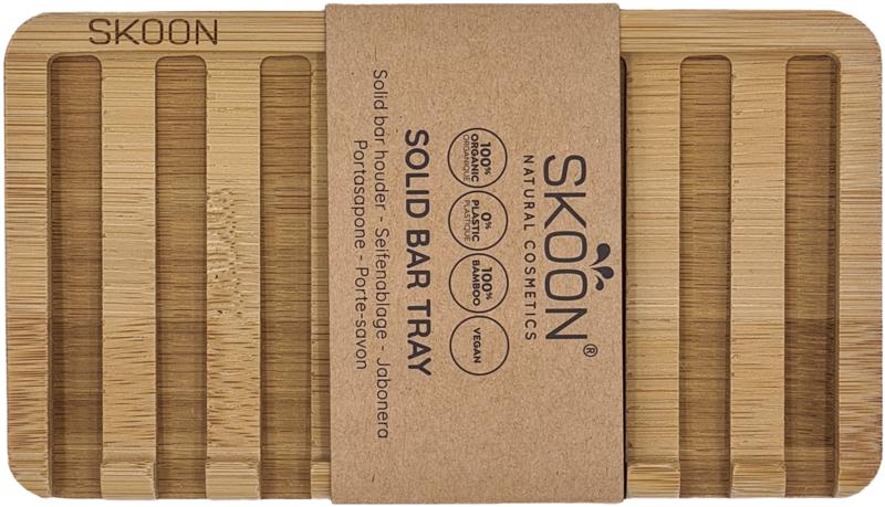 Skoon Solid Bar Tray - 2 Bar - All Bamboo