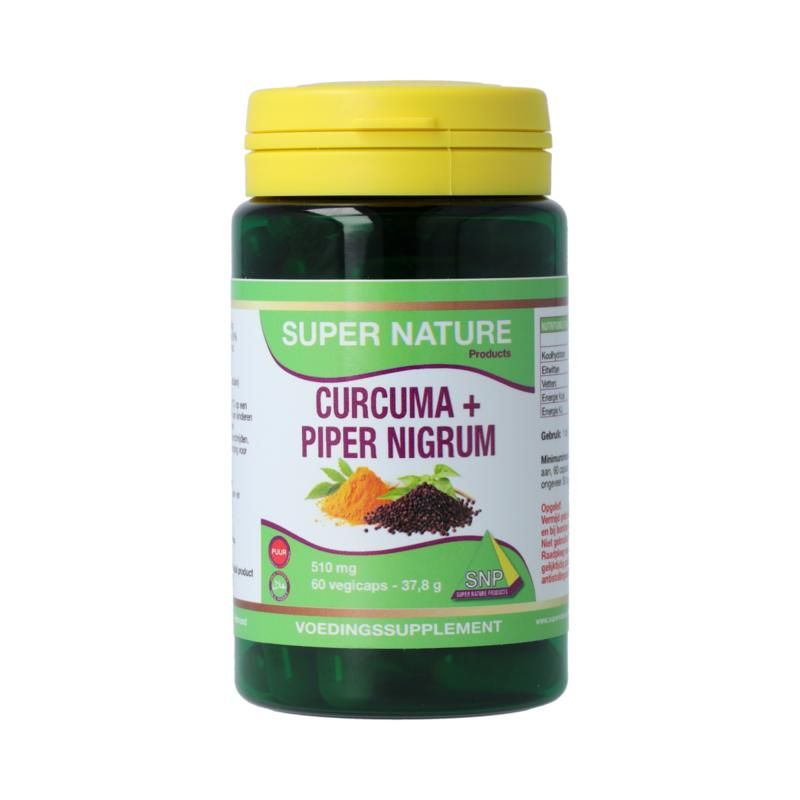 Snp Curcuma & Piper Nigrum 510Mg Puur