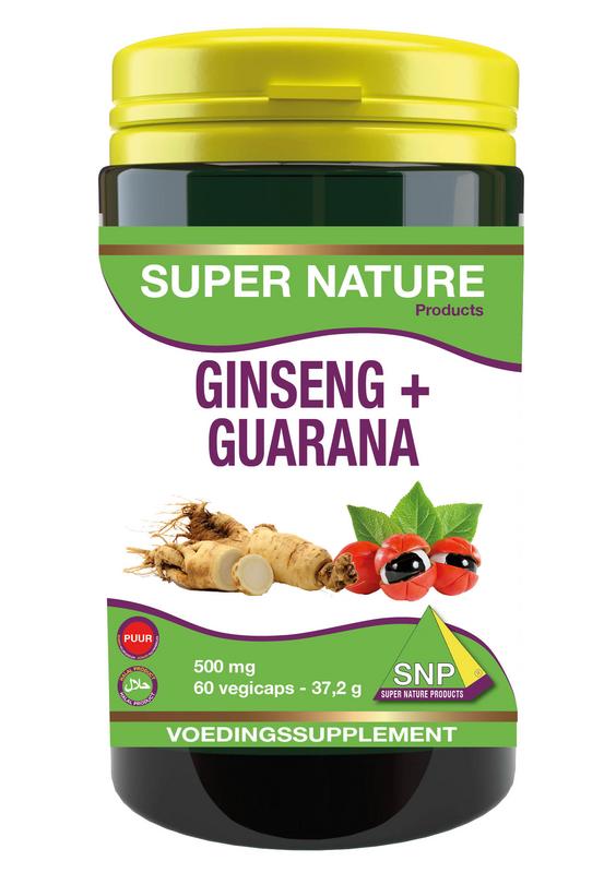 Snp Ginseng Guarana 500Mg Puur