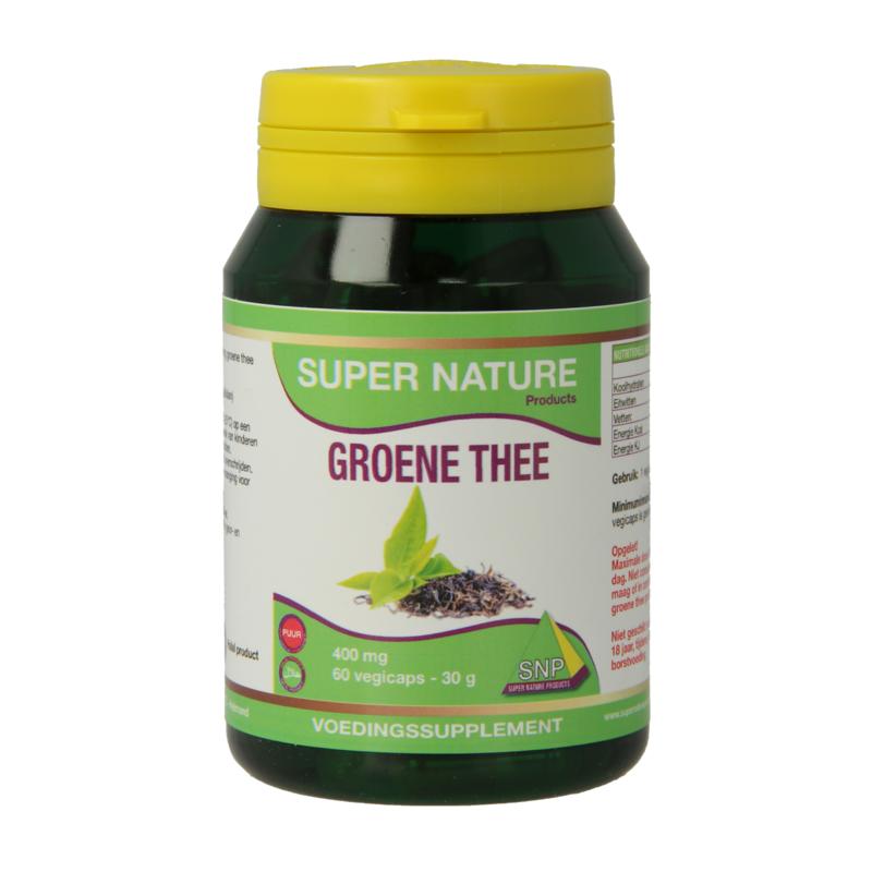 Snp Groene Thee 400 Mg Puur