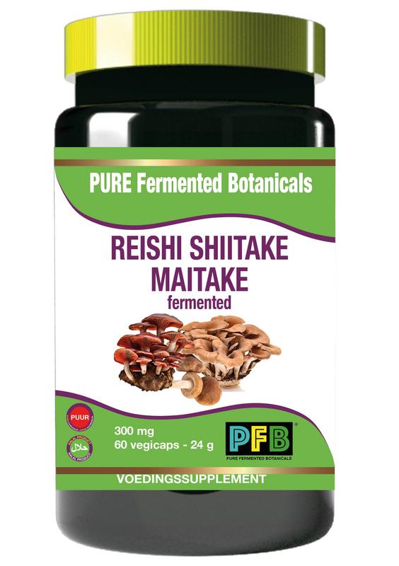 Snp Reishi Shiitake Maitake Fermented 300Mg Puur