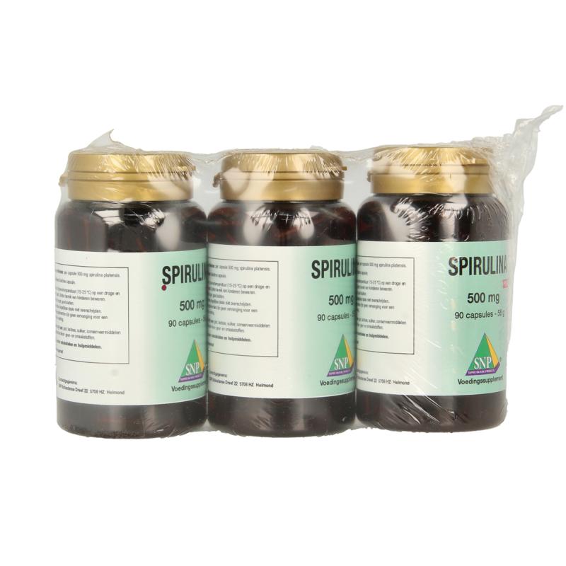 Snp Spirulina 500Mg Puur Aktief 2 + 1