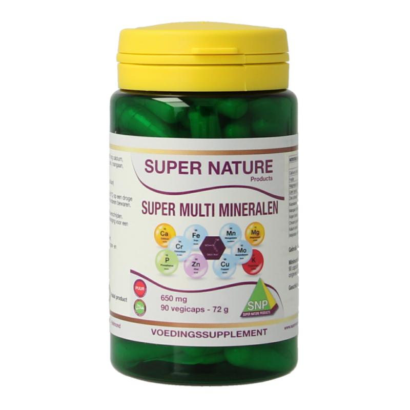 Snp Super Multi Mineralen 650Mg Puur