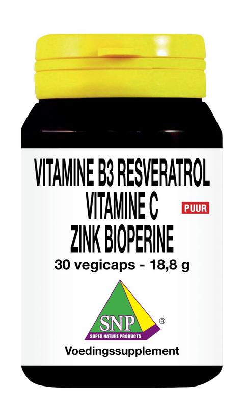 Snp Vitamine B3 Resveratrol Gebufferde Vitamine C Zink