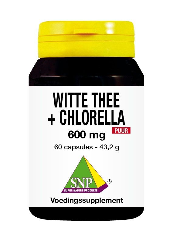 Snp Witte Thee + Chlorella 600Mg Puur