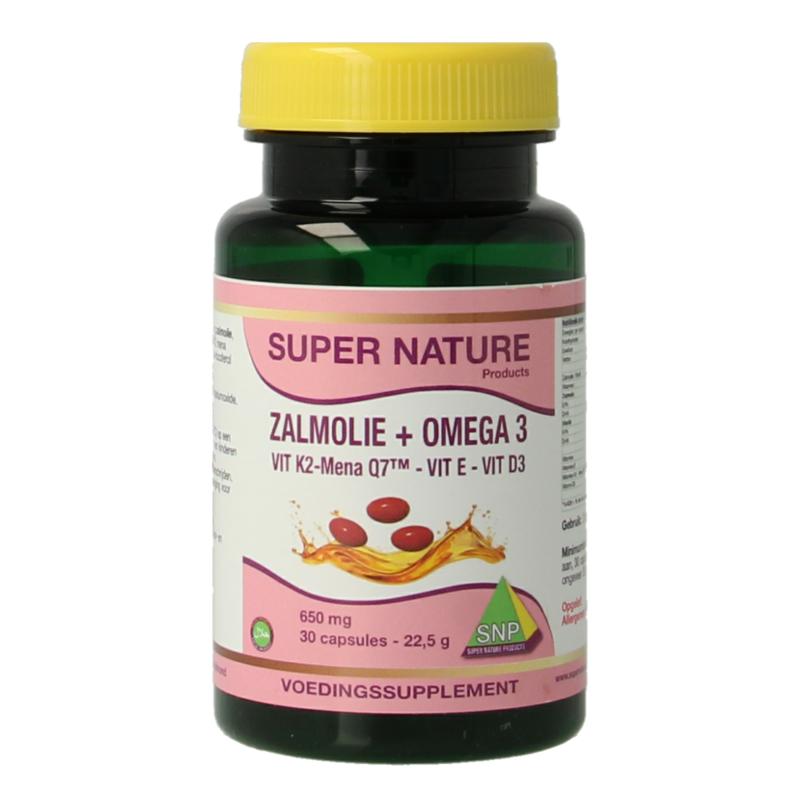 Snp Zalmolie & Vit. K2 Mena Q7 & Vit. D3 & Vit. E
