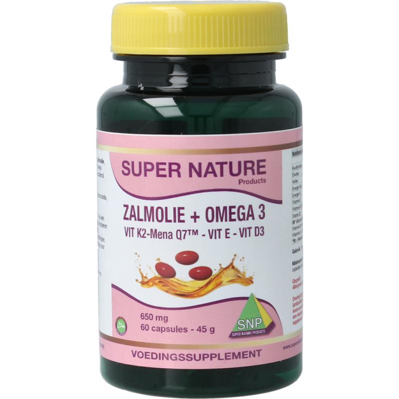 Snp Zalmolie & Vit. K2 Mena Q7 & Vit. D3 & Vit. E