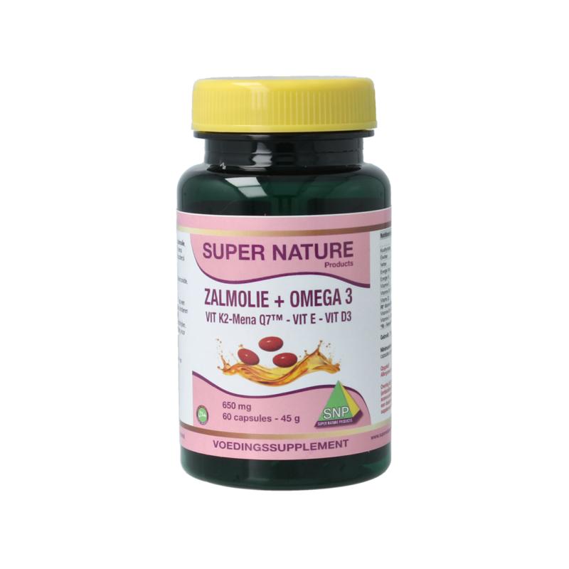 Snp Zalmolie & Vit. K2 Mena Q7 & Vit. D3 & Vit. E