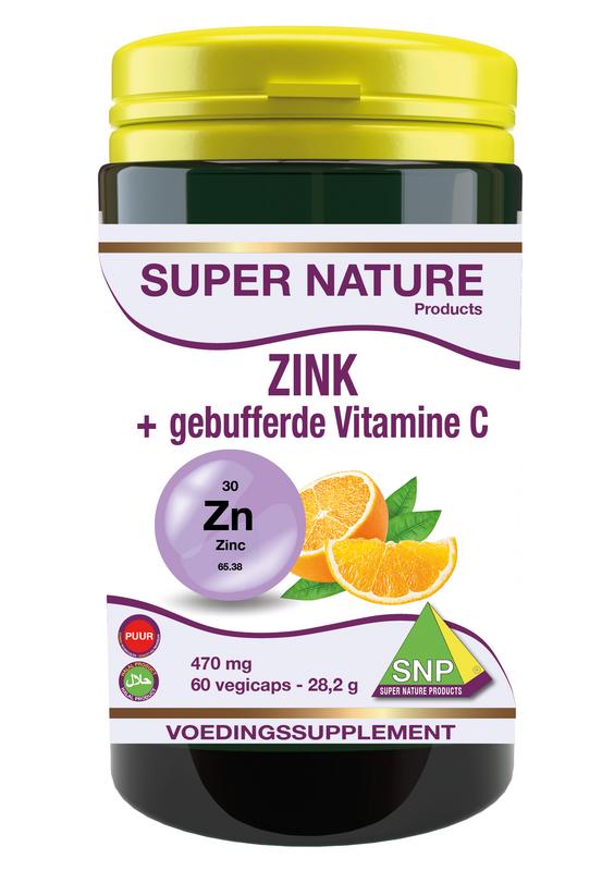 Snp Zink 50Mg + Gebufferde Vitamine C Puur