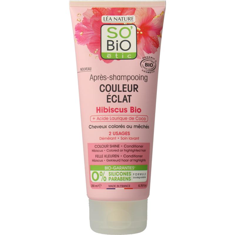 So Bio Etic Conditioner Colour & Shine Hibiscus