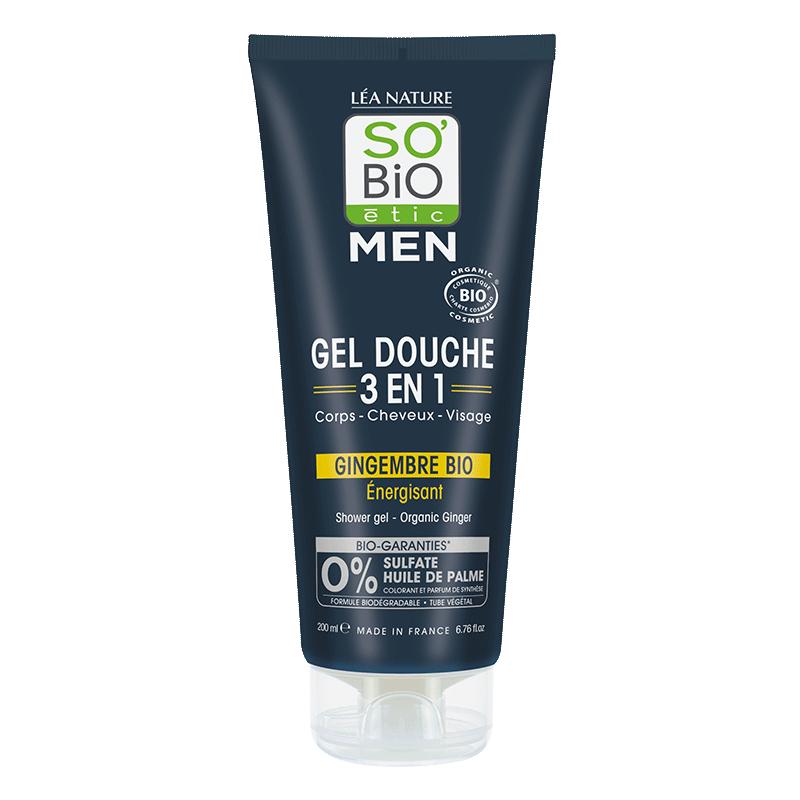 So Bio Etic Showergel For Men 3-In-1 Ginger