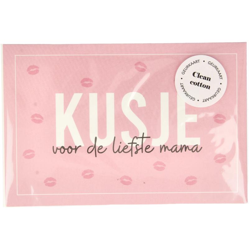 Soap&Gifts Geurkaart Kusje Voor De Liefste Mama