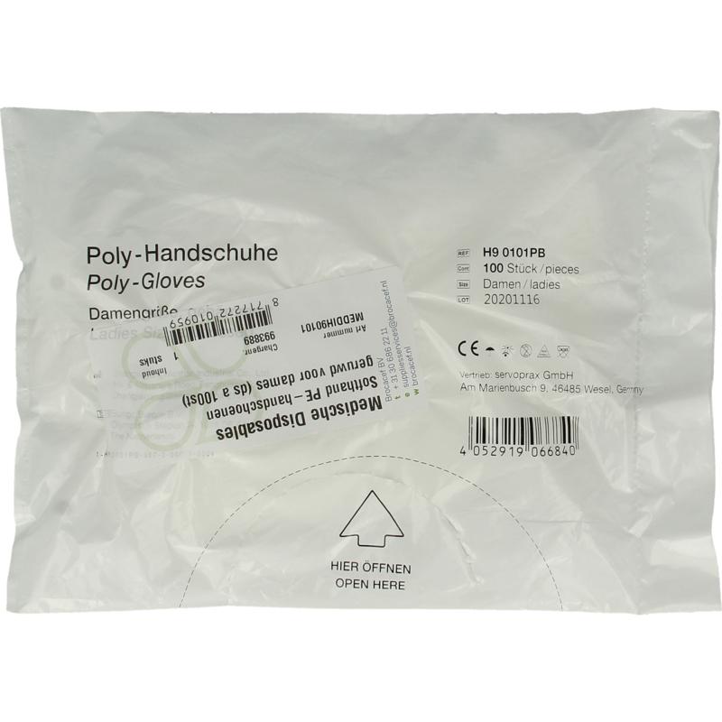 Softhand Onderzoekhandschoen Poly Dames