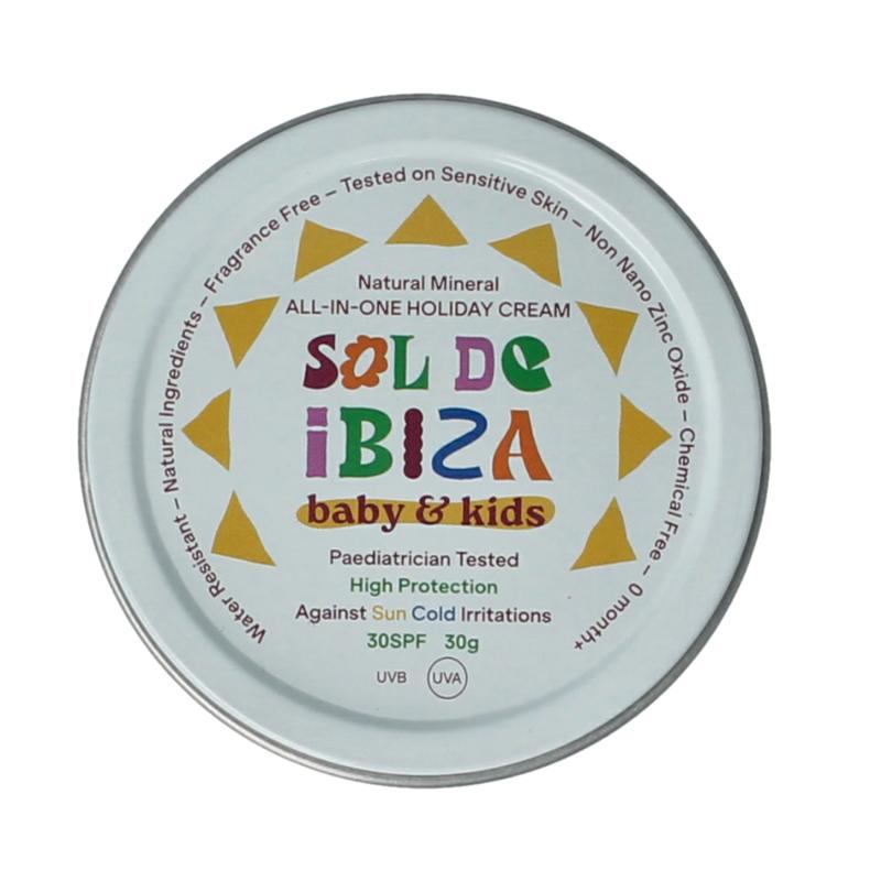 Sol De Ibiza Beschermende Creme Baby & Kids Spf30 Mini Bio