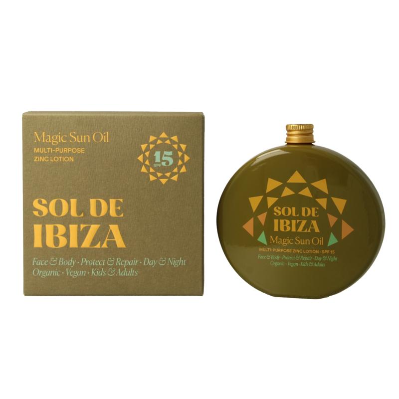 Sol De Ibiza Zonneolie Beschermend & Herstellend Spf15 Bio