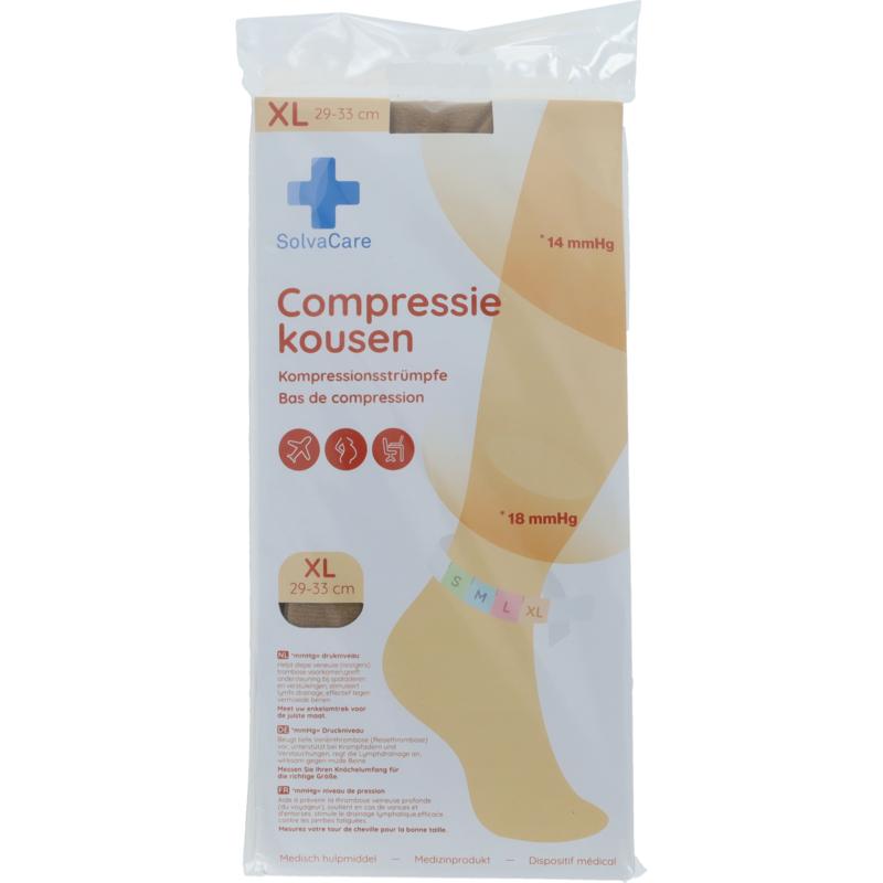 Solvacare Compressiekous Beige Xl 29 - 33 Cm
