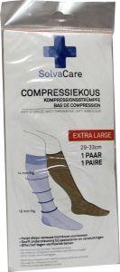 Solvacare Compressiekous Beige Xl 29 - 33 Cm