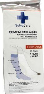 Solvacare Compressiekous Wit Xl 29 - 33 Cm