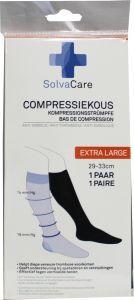 Solvacare Compressiekous Zwart Xl 29 - 33 Cm