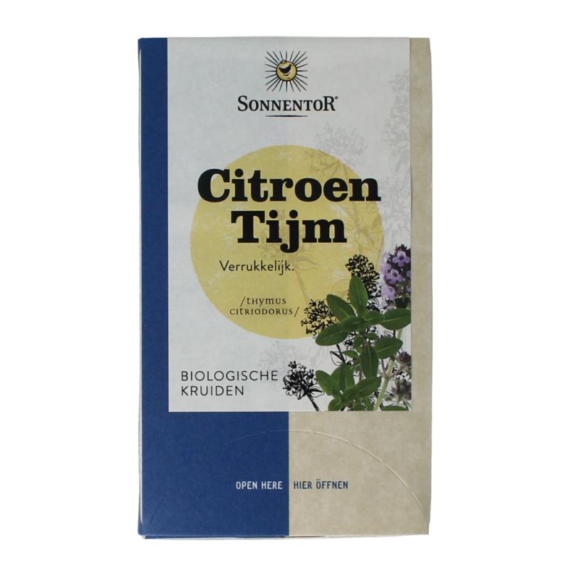 Sonnentor Citroen Tijm Thee Bio