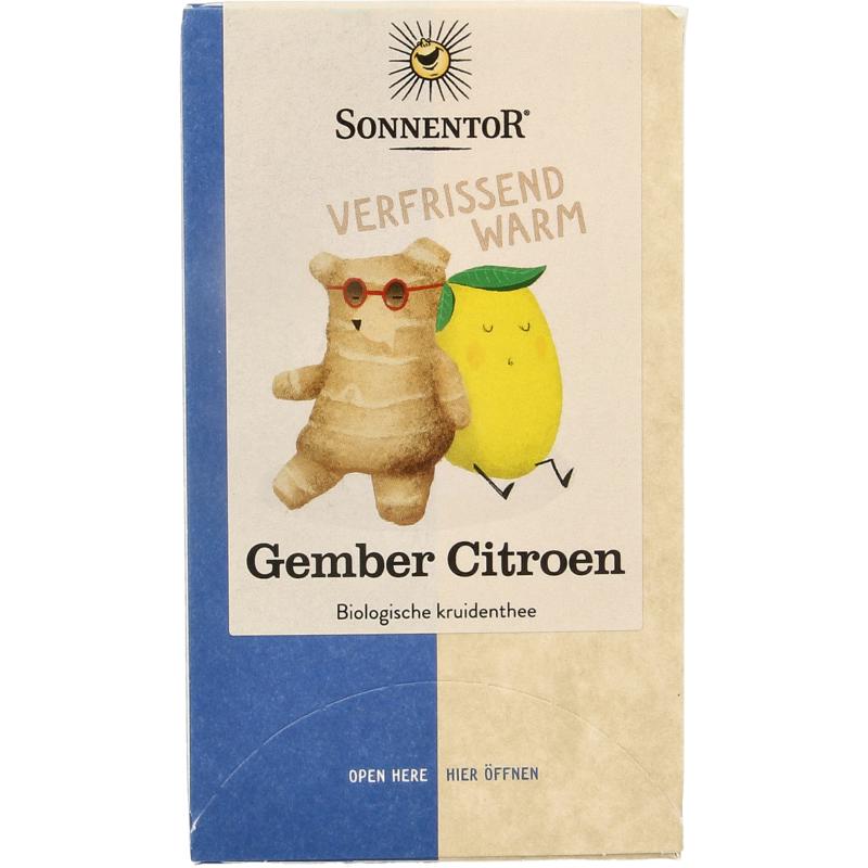Sonnentor Gember Citroen Thee Bio