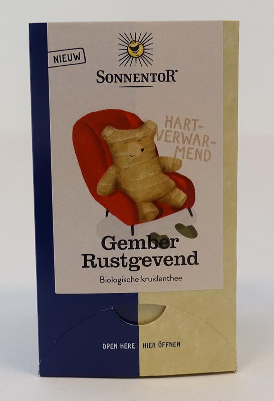 Sonnentor Gember Rustgevende Thee Bio