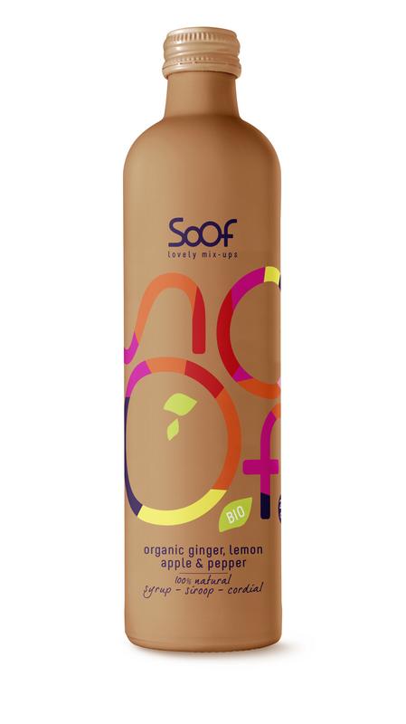 Soof Drinks Siroop Biologische Gember Peper Limoen Appel